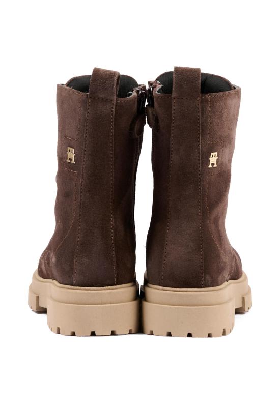 26FW [키즈] 타미힐피거 미들 부츠 T4A5 35172 1429525 BROWN - TOMMY HILFIGER