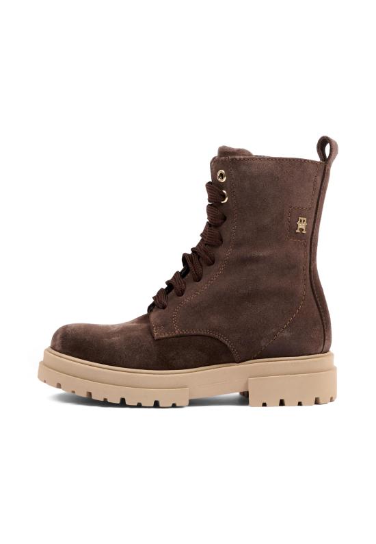 26FW [키즈] 타미힐피거 미들 부츠 T4A5 35172 1429525 BROWN - TOMMY HILFIGER