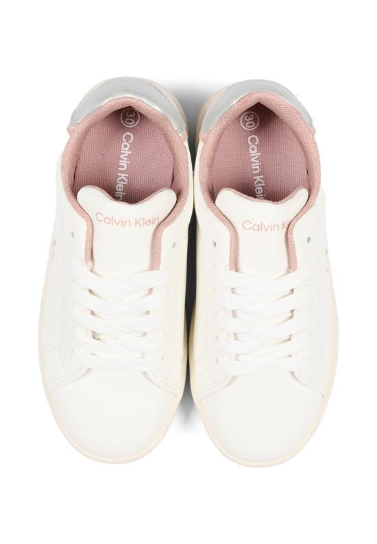 26FW [키즈] 캘빈클라인 스니커즈 V3A9 83386 1355Y622 WHITE - CALVIN KLEIN