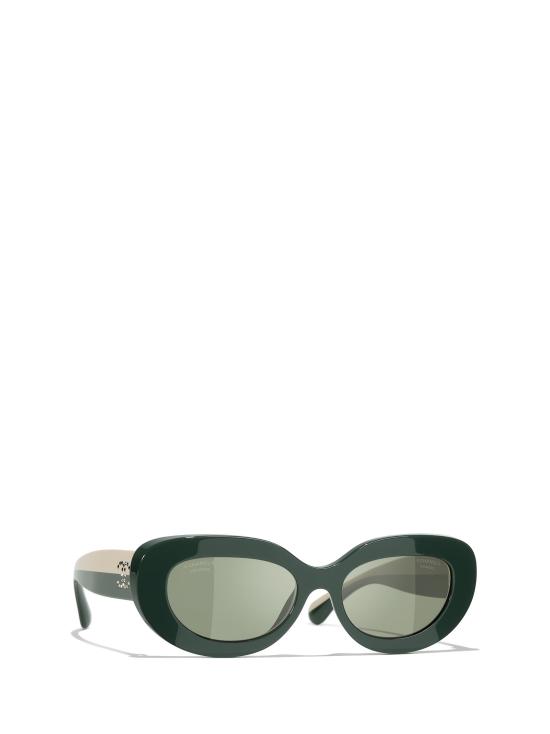 26FW 샤넬 선글라스 CH5562B 17029A FOREST GREEN - CHANEL