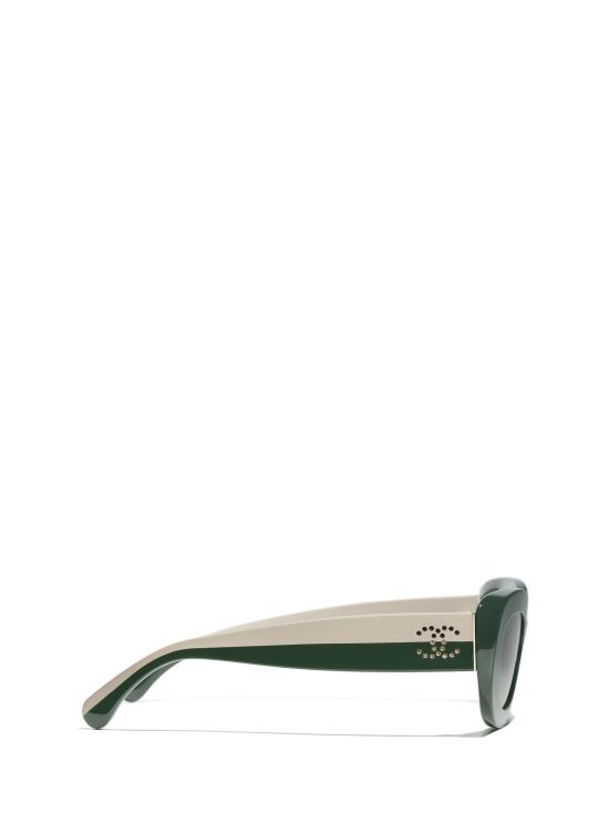 26FW 샤넬 선글라스 CH5562B 17029A FOREST GREEN - CHANEL