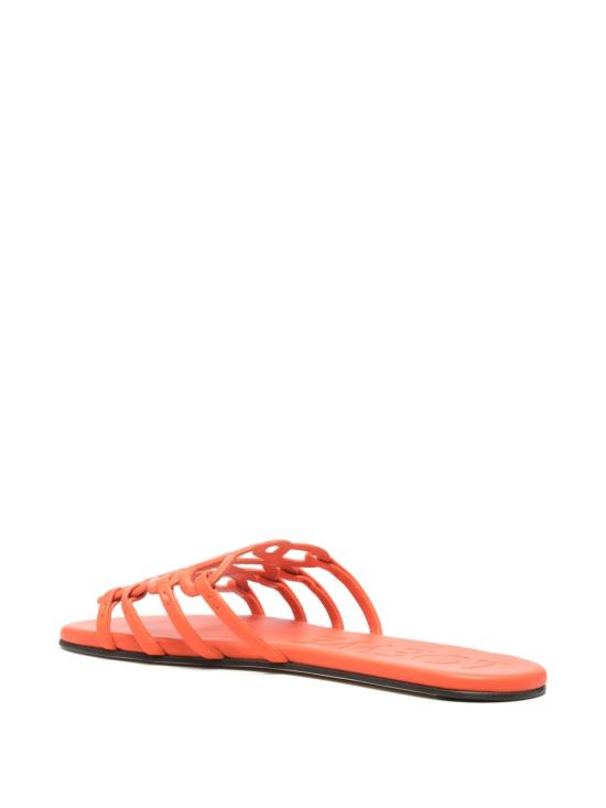 26SS 로에베 페탈 애너그램 소프트 카프스킨 슬라이드 LPEA465X06 4974 Arancio - LOEWE