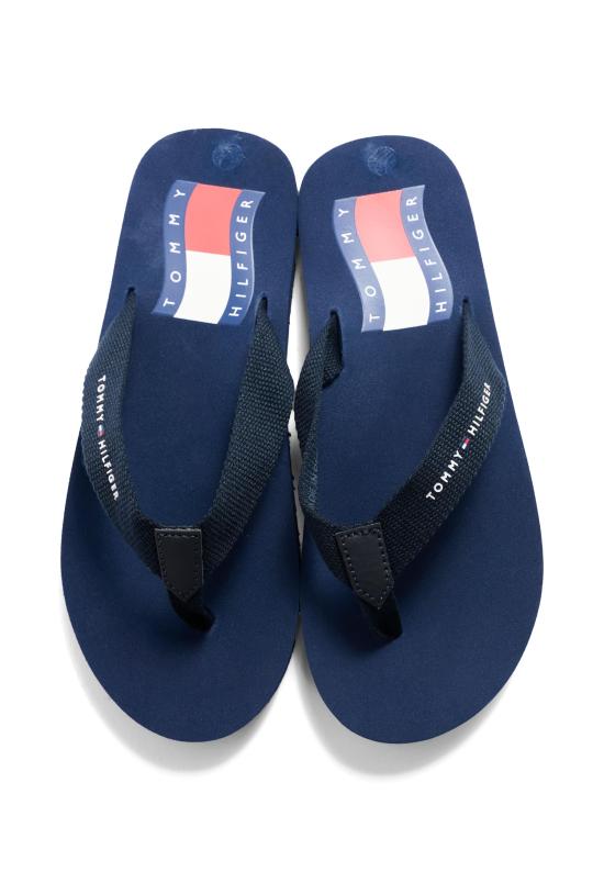 26SS [키즈] 타미힐피거 플립플랍 T3X8 34408 0058800 BLUE - TOMMY HILFIGER