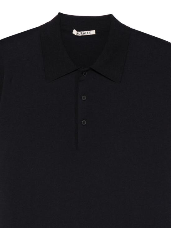 26SS 오라리 폴로 티셔츠 A26SP03KA DARK NAVY DOM - AURALEE