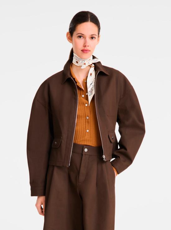 26FW 롱샴 머플러/스카프 51044GSOM19 Brown - LONGCHAMP