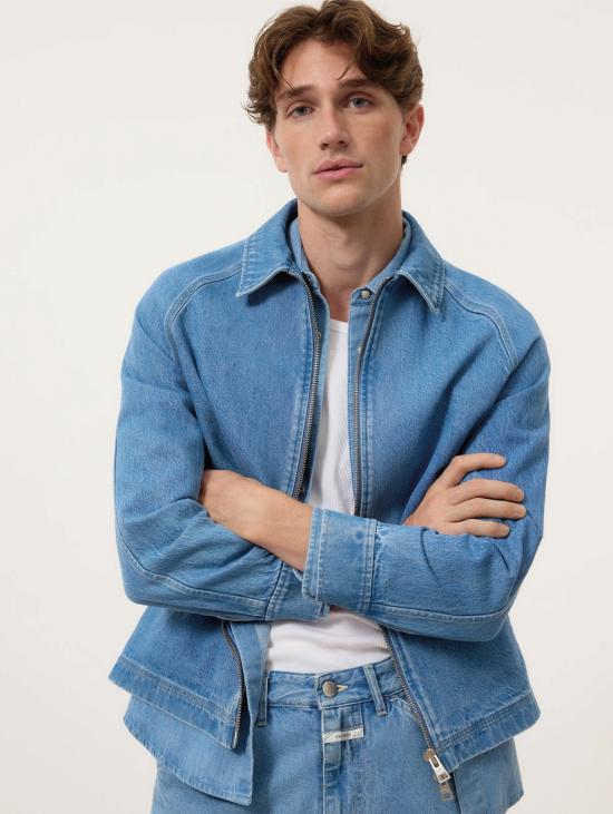 26SS 클로즈드 데님 자켓 Indaco Uniforme Blu의 Giacca 데님