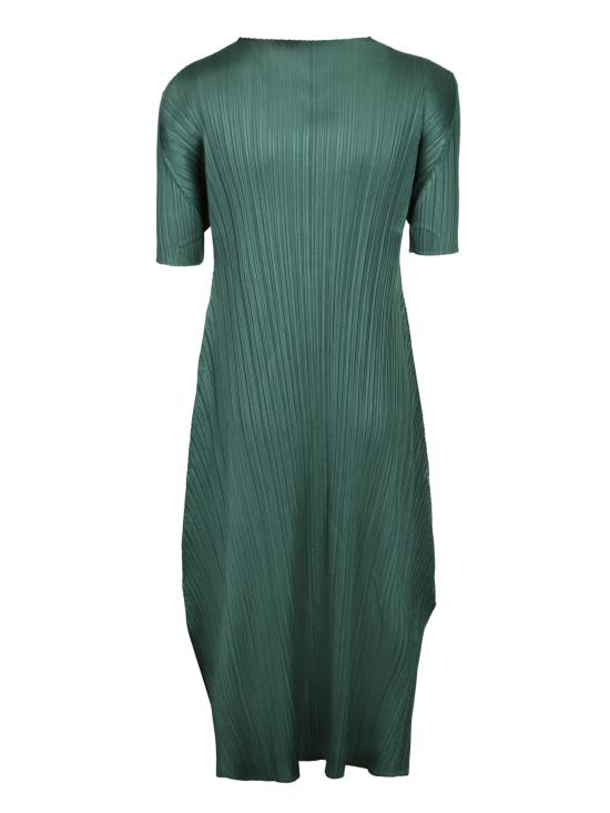 26SS 이세이 미야케 롱 원피스 PP66JH136 67 Green - ISSEY MIYAKE