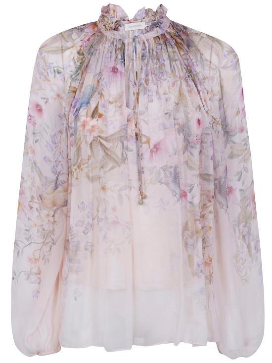 26SS 짐머만 블라우스 0991TC261 CRMAV NUDE NEUTRALS - ZIMMERMANN