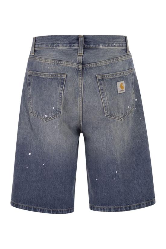 26FW 칼하트 WIP 데님 숏팬츠 I037028 01EJ MEDIUM DENIM - CARHARTT WIP