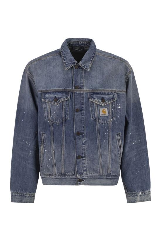 26FW 칼하트 WIP 데님 자켓 I033352 01EJ MEDIUM DENIM