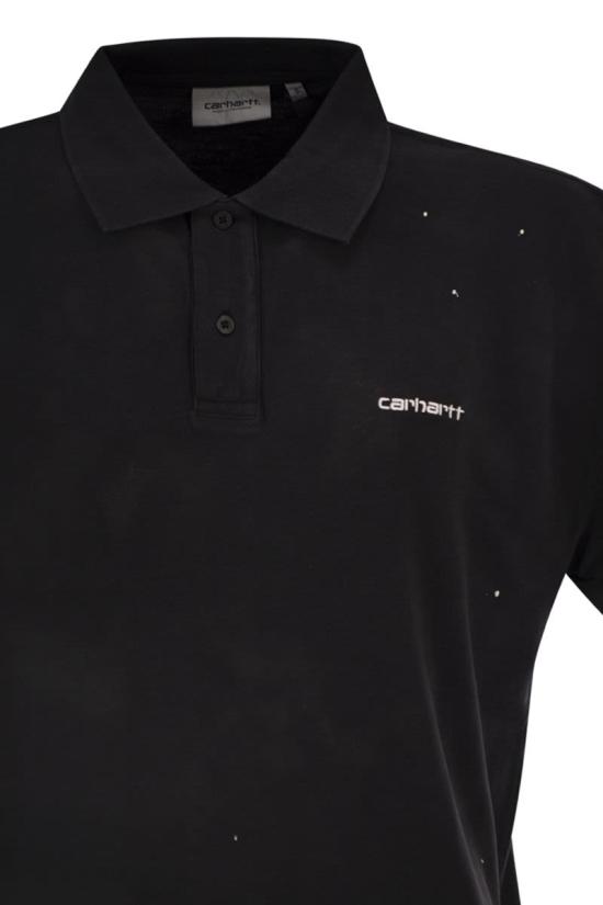 26FW 칼하트 WIP 폴로 티셔츠 I036856 89EJ BLACK - CARHARTT WIP