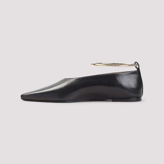 26FW 질샌더 플랫 슈즈 J15WZ0039P7588 001 BLACK - JIL SANDER