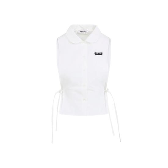 26FW 미우미우 셔츠 MK2041SOOO163M F0009 WHITE