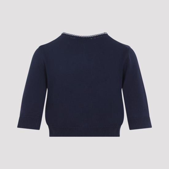 26FW 미우미우 가디건 MMF02RSOOO191V F022X BLUE - MIU MIU