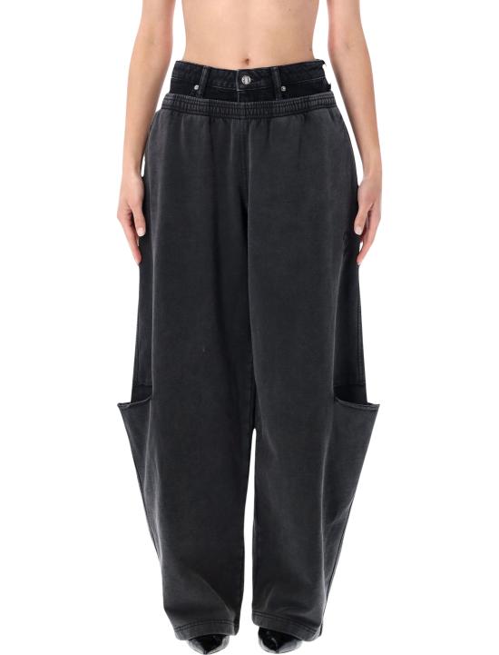 26SS 알렉산더 왕 스트레이트 팬츠 1CC2264024 011B WASHED BLACK GREY