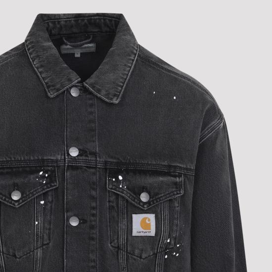 26FW 칼하트 WIP 데님 자켓 I03335289EJ BLACK - CARHARTT WIP