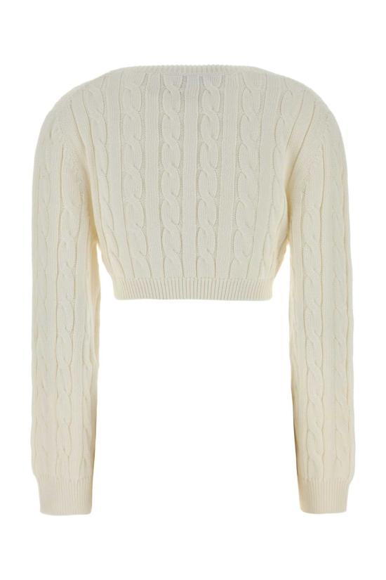 26FW 프라다 스웨터 P24D3NSOOO19VL F0009 WHITE - PRADA