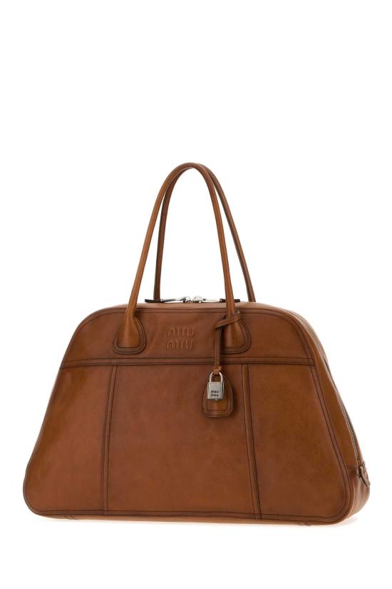 26FW 미우미우 토트백 5BB1952IER F0046 CAMEL - MIU MIU