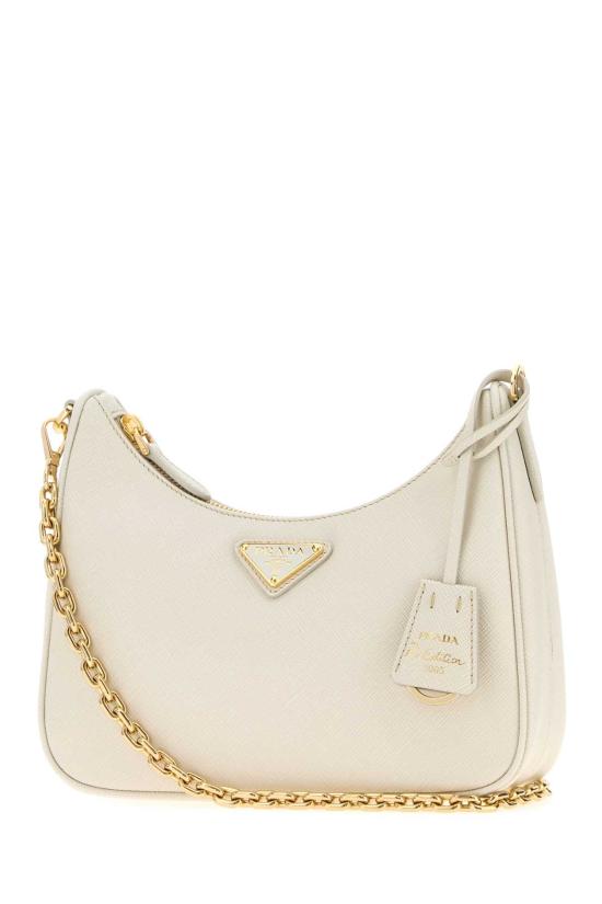 26FW 프라다 리에디션 레더 숄더백 1BH204VV2PNZV F0CHZ WHITE - PRADA