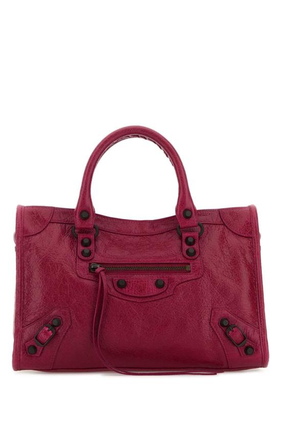 25FW 발렌시아가 르 시티 스몰 백 볼케닉 락 8114422ABEK 5729 PINK