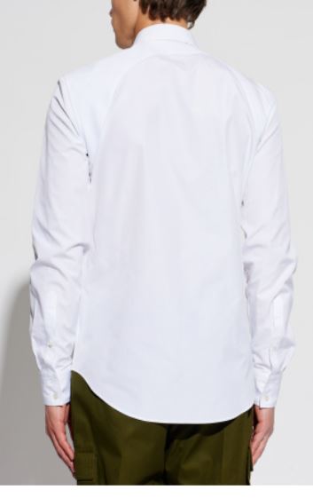 26SS 알렉산더 맥퀸 긴팔 셔츠 851803QNAAD9000 WHITE - ALEXANDER MCQUEEN