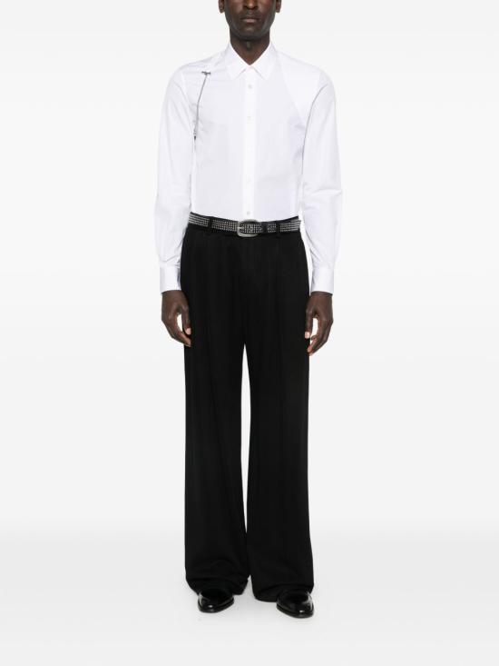 26SS 알렉산더 맥퀸 긴팔 셔츠 851803QNAAD9000 WHITE - ALEXANDER MCQUEEN