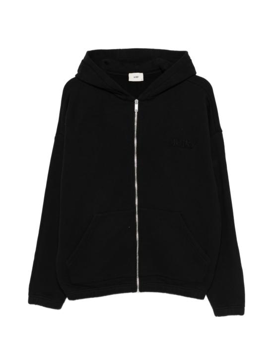 26SS 오트리 후드 티셔츠 HIPX032KBLACK