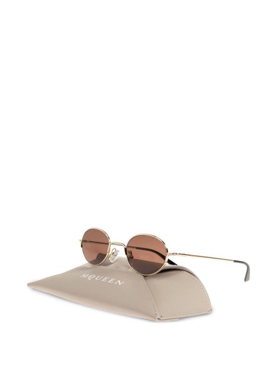 26SS 알렉산더 맥퀸 선글라스 861683I33307024 GOLD TONE - ALEXANDER MCQUEEN