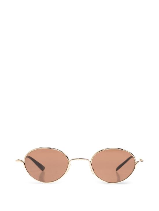 26SS 알렉산더 맥퀸 선글라스 861683I33307024 GOLD TONE