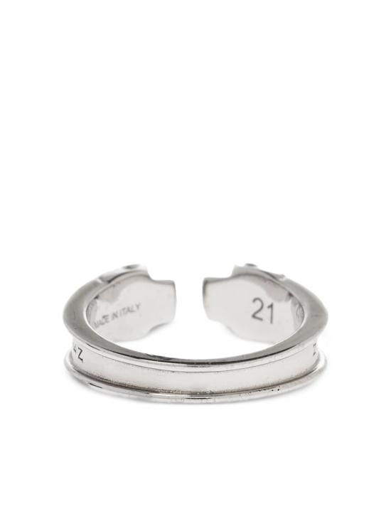 26SS 알렉산더 맥퀸 반지 855354J160Y0446 SILVER TONE - ALEXANDER MCQUEEN