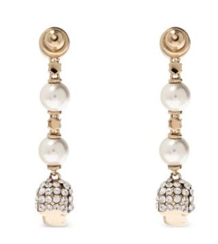 25FW 알렉산더 맥퀸 이어링 836464J161G1953 WHITE - ALEXANDER MCQUEEN
