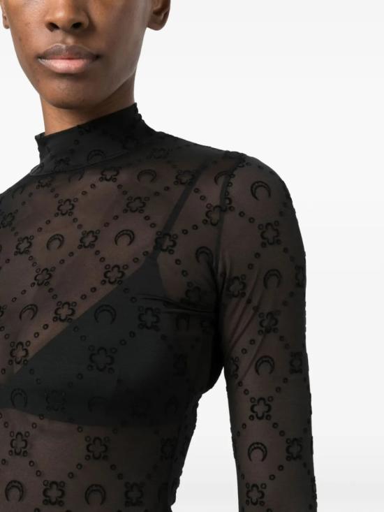 26SS 마린세르 긴팔 티셔츠 WTO388ACJER0005 BK99 Nero - MARINE SERRE