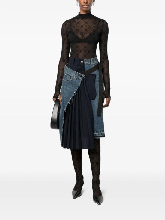 26SS 마린세르 긴팔 티셔츠 WTO388ACJER0005 BK99 Nero - MARINE SERRE