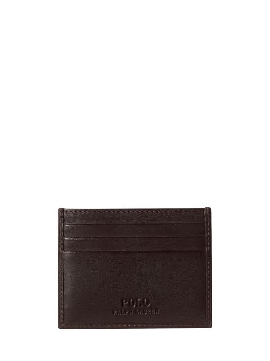 26SS 랄프 로렌 명함지갑 405P08102 002 BROWN - RALPH LAUREN
