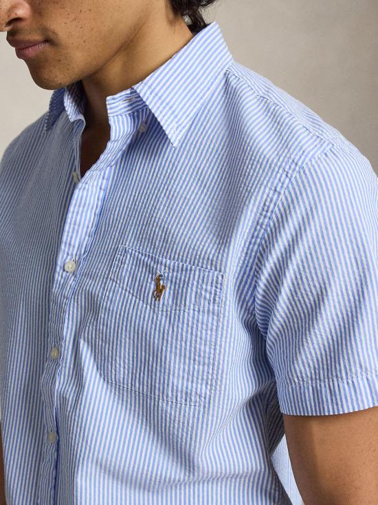 26SS 랄프 로렌 반팔 셔츠 710B21346 001 Blue - RALPH LAUREN