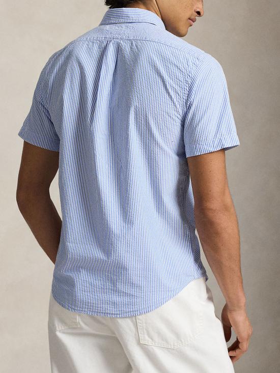 26SS 랄프 로렌 반팔 셔츠 710B21346 001 Blue - RALPH LAUREN