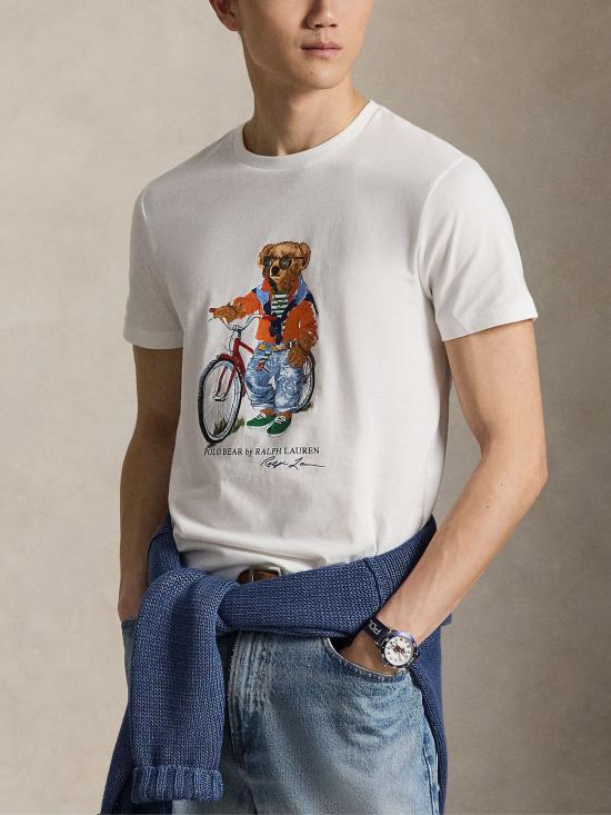 26SS 랄프 로렌 반팔 티셔츠 710B16612 002 WHITE - RALPH LAUREN