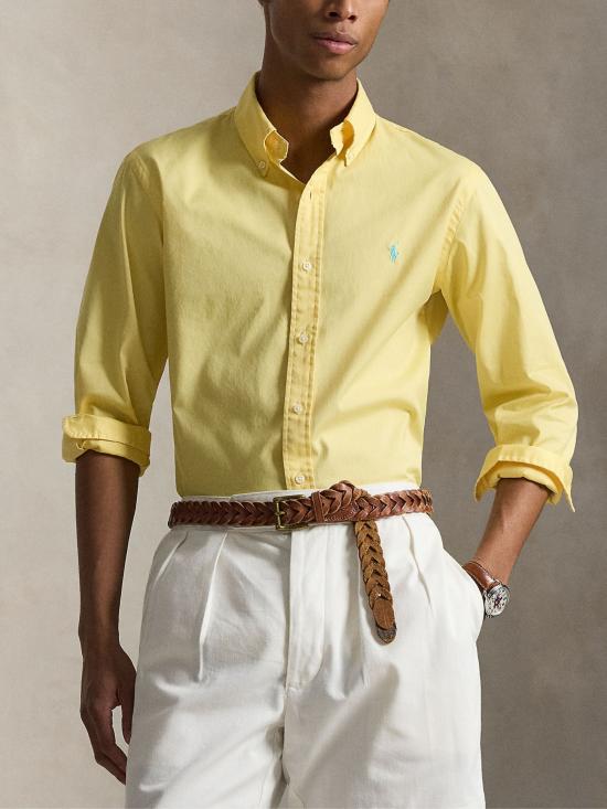 26SS 랄프 로렌 긴팔 셔츠 710B20512 005 Yellow - RALPH LAUREN