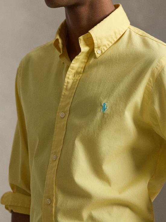 26SS 랄프 로렌 긴팔 셔츠 710B20512 005 Yellow - RALPH LAUREN