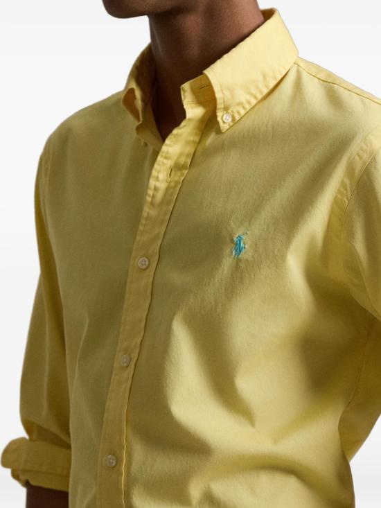 26SS 랄프 로렌 긴팔 셔츠 710B20512 005 Yellow - RALPH LAUREN