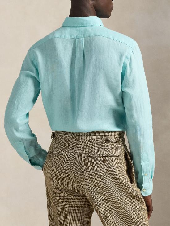 26SS 랄프 로렌 긴팔 셔츠 710968915 501 Clear Blue - RALPH LAUREN