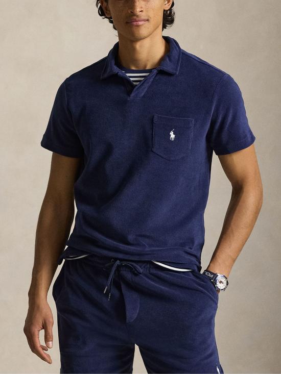 26SS 랄프 로렌 폴로 티셔츠 710A12491 001 Blue - RALPH LAUREN