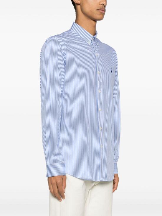 26SS 랄프 로렌 긴팔 셔츠 710929344 001 Clear Blue - RALPH LAUREN