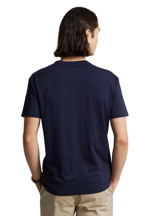 26SS 랄프 로렌 반팔 티셔츠 710680785 004 NAVY - RALPH LAUREN