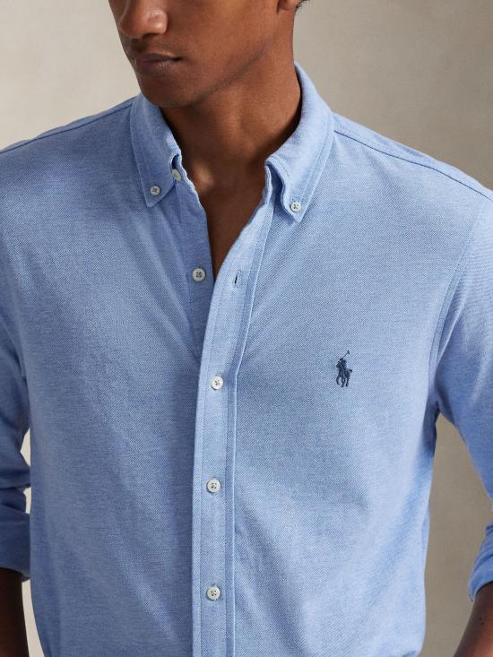 26SS 랄프 로렌 긴팔 셔츠 710654408 154 Clear Blue - RALPH LAUREN
