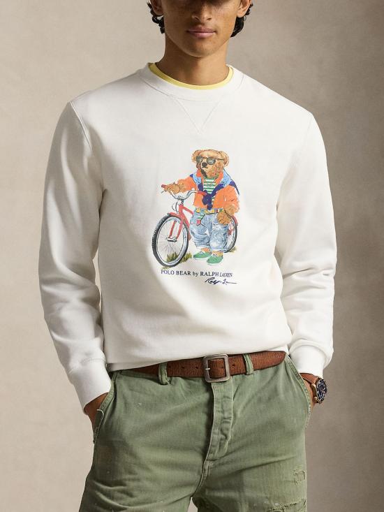26SS 랄프 로렌 긴팔 티셔츠 710B14616 001 WHITE - RALPH LAUREN