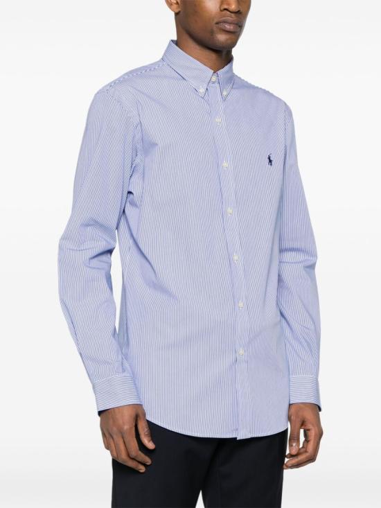 26SS 랄프 로렌 긴팔 셔츠 710928254 007 Blue - RALPH LAUREN