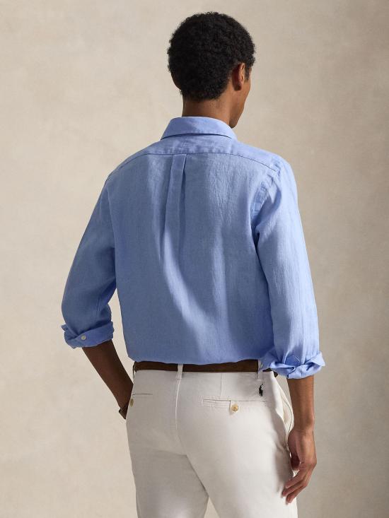 26SS 랄프 로렌 긴팔 셔츠 710968915 504 Clear Blue - RALPH LAUREN
