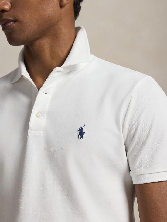 26SS 랄프 로렌 폴로 티셔츠 710941439 002 White - RALPH LAUREN
