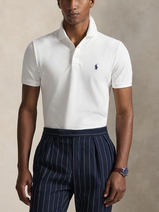 26SS 랄프 로렌 폴로 티셔츠 710941439 002 White - RALPH LAUREN